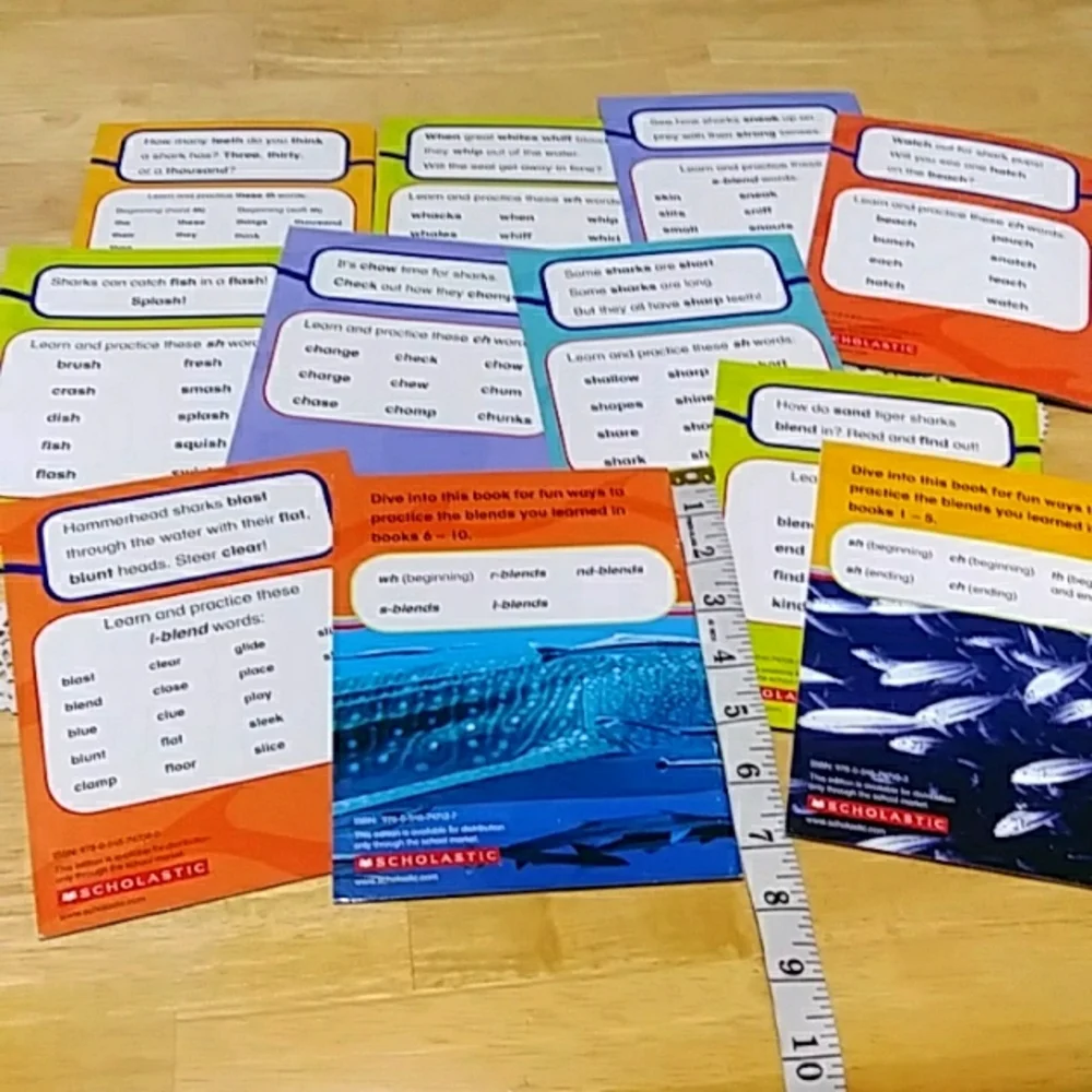 Sharks Phonics Readers, scholastic early readers